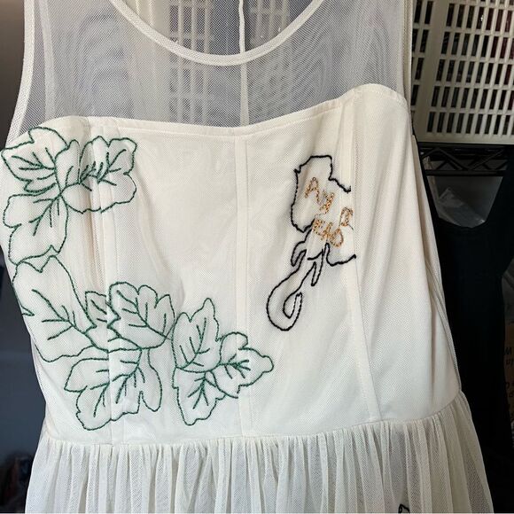 PATRIZIA PEPE Lea Embroidered Dress 40 - Picture 15 of 16